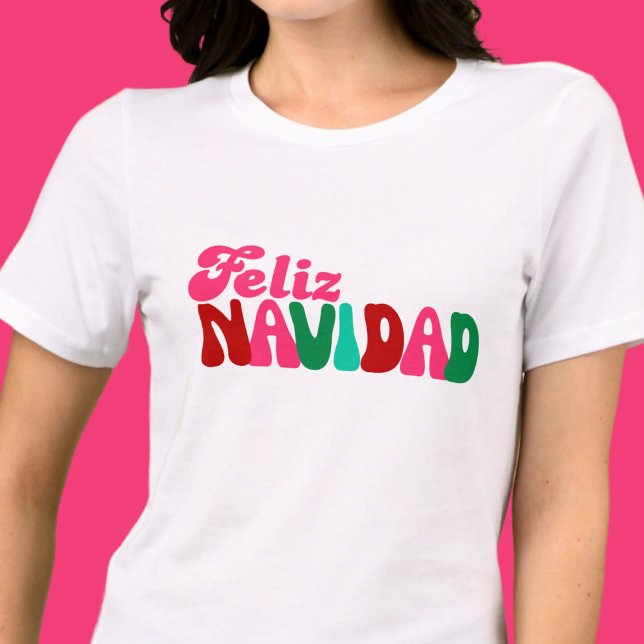 Feliz Navidad - Bright Maximalist Tri-Blend Shirt (Von Creator hochgeladen)