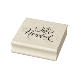 Feliz Navidad Brush Calligrafie Gummistempel