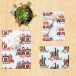 Feliz Navidad Cactus Christmas Mexico Geschenkpapier Set<br><div class="desc">Dieses Design kann in dem Bereich personalisiert werden, der durch das Ändern des Fotos und/oder Textes zur Verfügung gestellt wird. Oder Sie können es anpassen, indem Sie den Mausklick auswählen, um weitere Optionen anzupassen, um die Farbe des Hintergrunds zu löschen oder zu ändern, Text hinzuzufügen, die Textfarbe oder den Stil...</div>