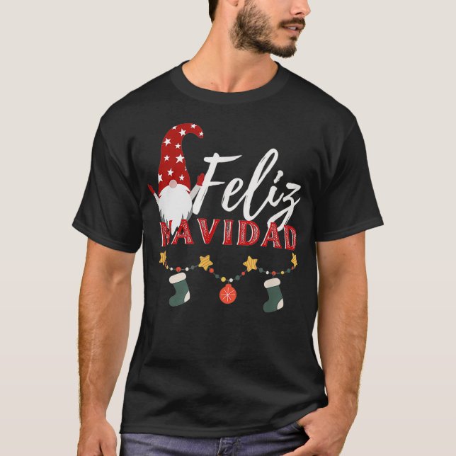 Feliz Navidad Christmas1  T-Shirt (Vorderseite)