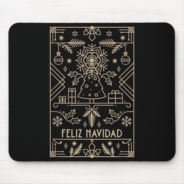 Feliz Navidad, Christmas  Mousepad (Vorne)
