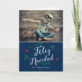 Feliz Navidad del muérdago felicitación Feiertagskarte