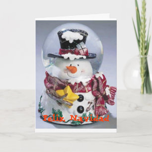 Feliz Navidad Feiertagskarte