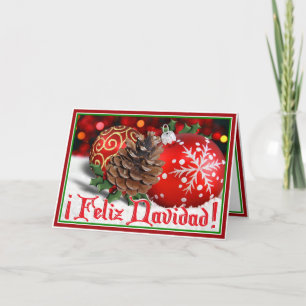 Feliz Navidad Feiertagskarte