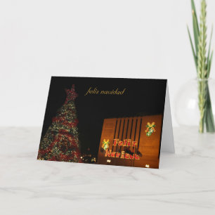 Feliz navidad feiertagskarte