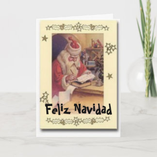 Feliz Navidad Feiertagskarte