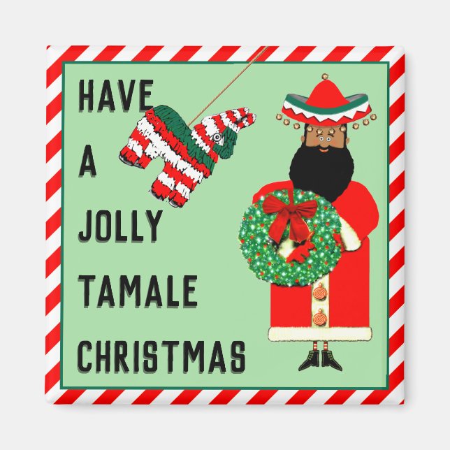 Feliz Navidad Feriengeschenke Magnet (Vorne)