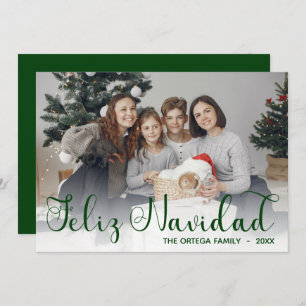 Feliz Navidad Foto Holiday Card Feiertagskarte