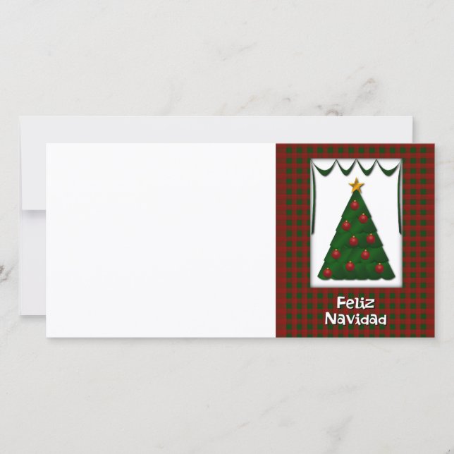 Feliz Navidad - Foto-Karte Feiertagskarte (Vorderseite)