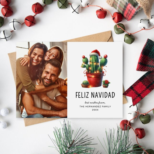 Feliz Navidad Foto Weihnachtskarten Feiertagskarte (Von Creator hochgeladen)