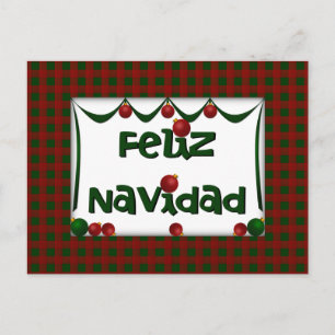Feliz Navidad - frohe Weihnachten - Postkarte