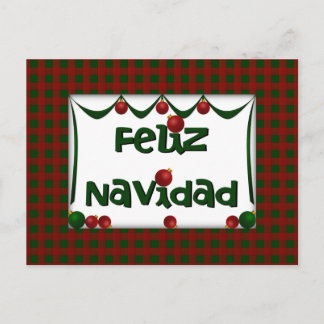 Feliz Navidad - frohe Weihnachten - Postkarte