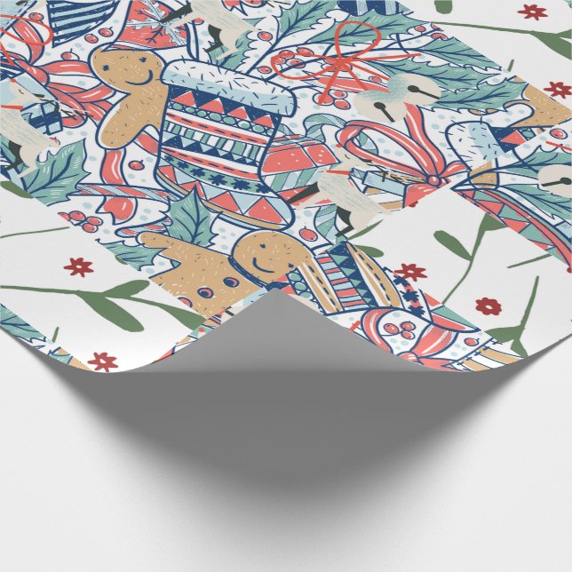 Feliz navidad geschenkpapier (Ecke)