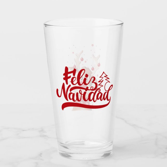 Feliz Navidad Glas (Vorderseite)