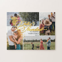 Feliz Navidad Gold Weihnachten Vier FotoCollage