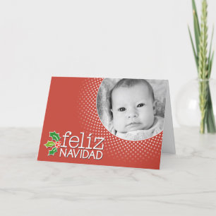 Feliz Navidad - Grenze Foto Feiertagskarte