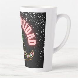Feliz Navidad Holiday Neon Milchtasse