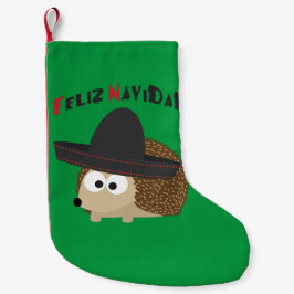 Feliz Navidad Igel Kleiner Weihnachtsstrumpf