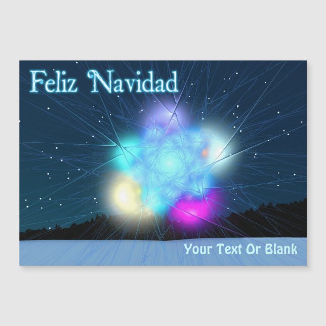 Feliz Navidad - Jack Frost Magnetkarte (Vorderseite)