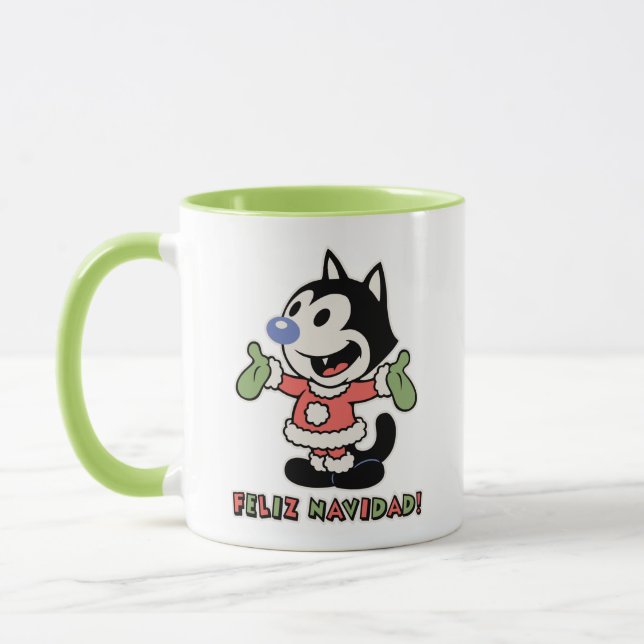 Feliz Navidad, Katze Tasse (Links)