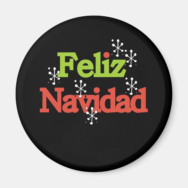 Feliz Navidad Magnet (Vorne)
