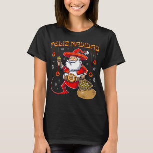 Feliz Navidad Mexikanischer Weihnachtsstar T-Shirt