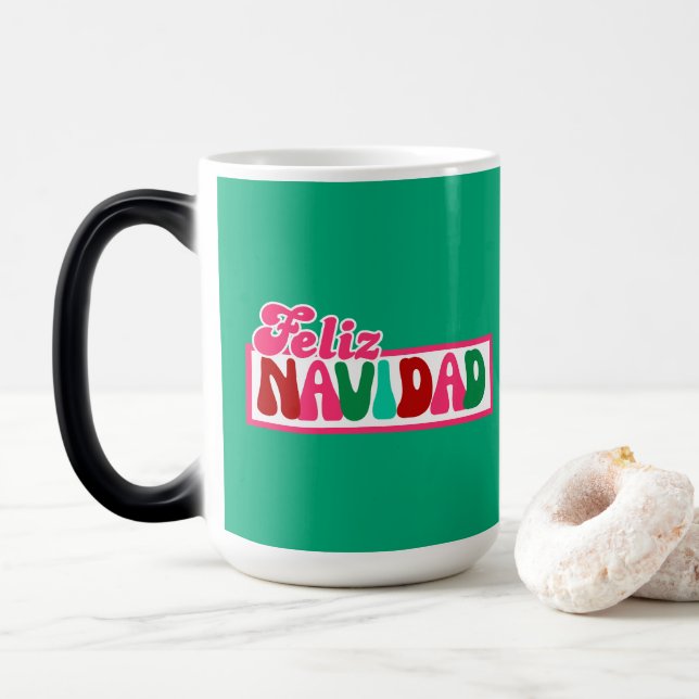 Feliz Navidad - Morphing Verwandlungstasse (Mit Donut)