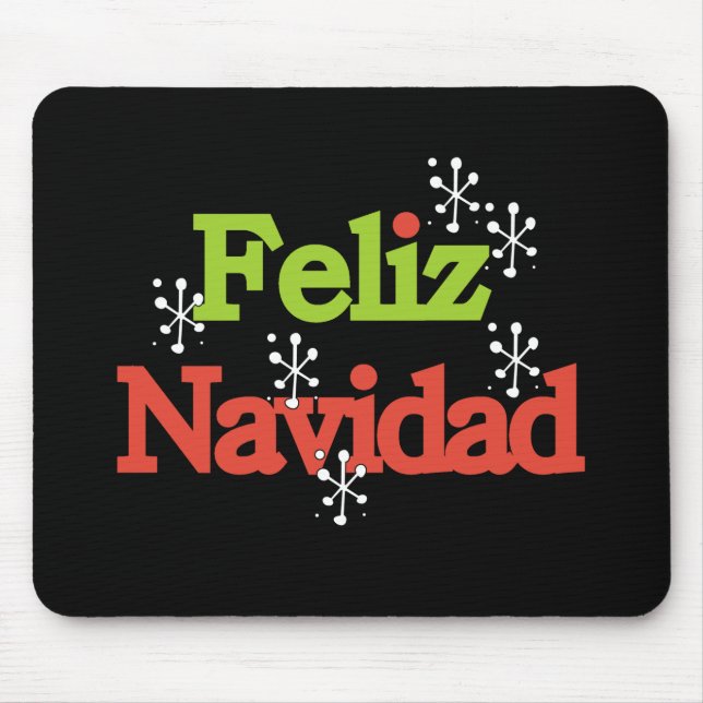 Feliz Navidad Mousepad (Vorne)