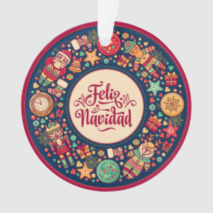 Feliz Navidad Ornament