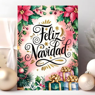 Feliz Navidad Poinsettia Weihnachten