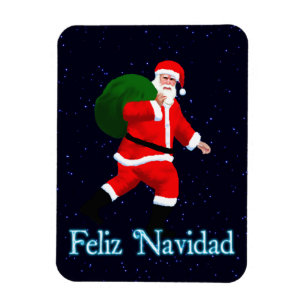 Feliz Navidad - Santa Claus Magnet