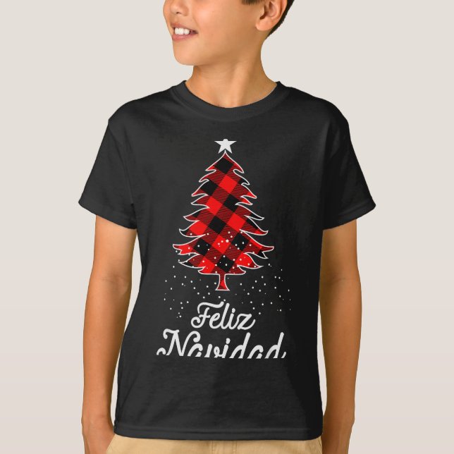 Feliz Navidad Shirts Family - Christmas Trees Buff (Vorderseite)