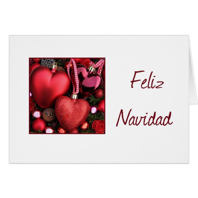 Feliz Navidad - spanische Weihnachtskarte (Vorderseite (Horizontal))