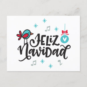 Feliz Navidad, Spanisches Weihnachtsfest Postkarte