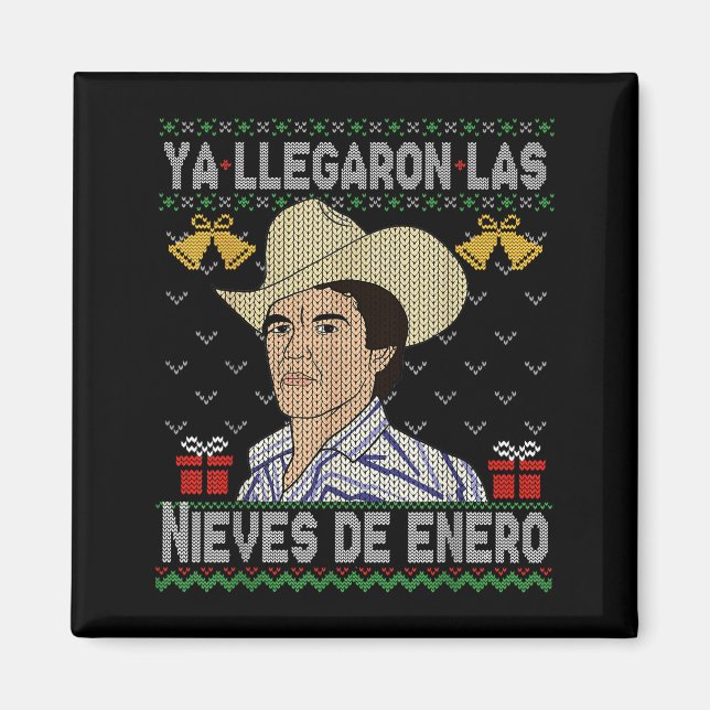 Feliz Navidad Spanish Las Nieves De Enero El Del C Magnet (Vorne)