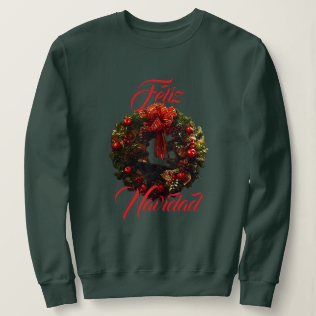 "Feliz Navidad" Sweatshirt (Design vorne)