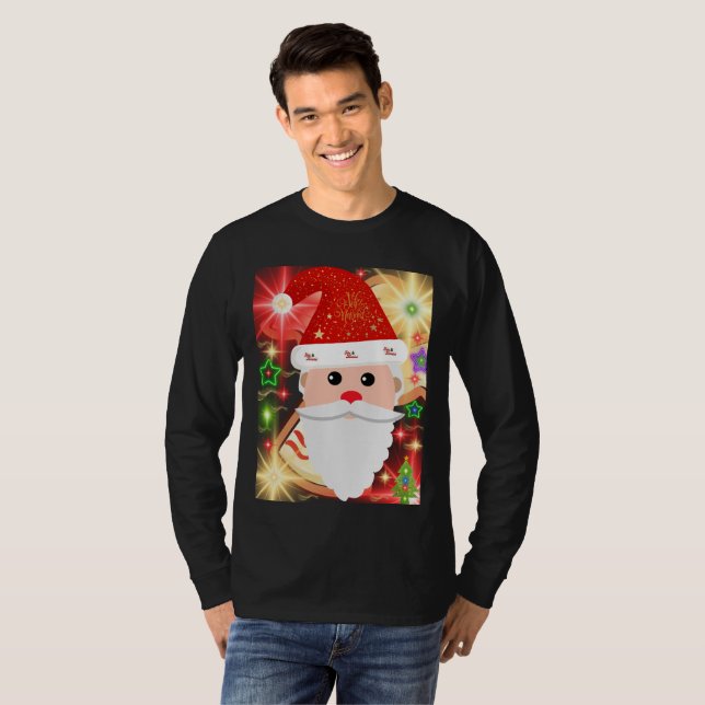 Feliz Navidad Sweatshirt T-Shirt (Vorne ganz)