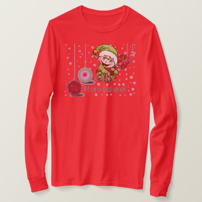 Feliz Navidad T-Shirt (Design vorne)