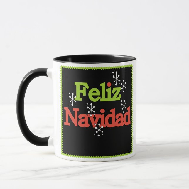 Feliz Navidad Tasse (Links)