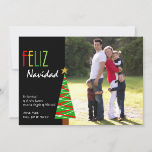 Feliz Navidad Vistoso - spanisches WeihnachtsFoto Feiertagskarte