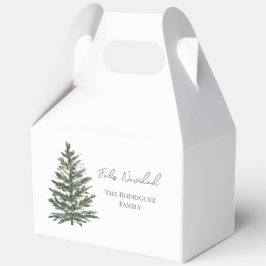 Feliz Navidad Weihnachtsbaum mit Lights Holiday Geschenkschachtel