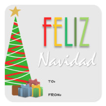 Feliz Navidad Weihnachtsgeschenke Stickers