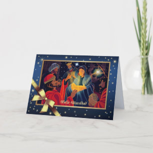 Feliz Navidad. Weihnachtskarten auf Spanisch Feiertagskarte