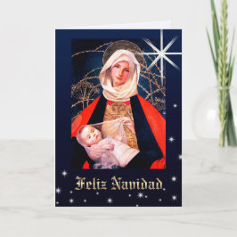 Feliz Navidad. Weihnachtskarten auf Spanisch Feiertagskarte