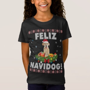 Feliz Navidog Labrador Retriever Dog Ugly Sweater T-Shirt