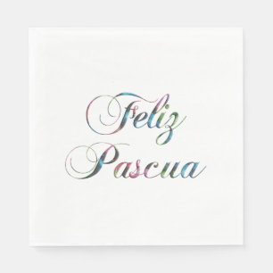 Feliz Pascua Napkins Serviette