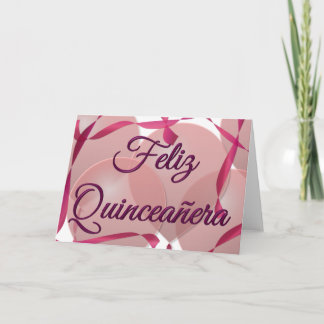 Feliz Quinceañera - glücklicher 15. Geburtstag Einladung