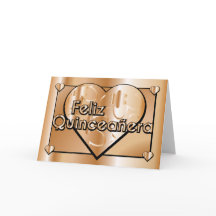 Feliz Quinceañera - glücklicher 15. Geburtstag