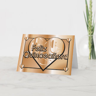 Feliz Quinceañera - glücklicher 15. Geburtstag Einladung