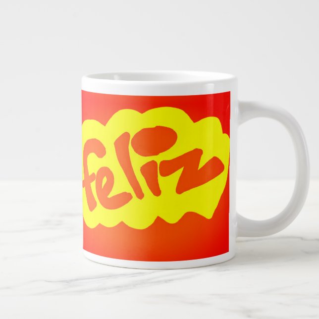 Feliz-Tasse Jumbo-Tasse (Rechts)